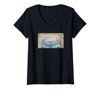 Femme DreamWorks Trolls Tiny Rider Vibes T-Shirt avec Col en V