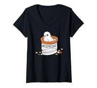 Femme Drôle Colombe Oiseau Anti dépresseur Animaux Zoo garçons Filles T-Shirt avec Col en V