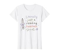 Femme Drôle de Lecture pour Enseignant, Vie de Professeur, Salle de Classe T-Shirt Graphique avec Valeur