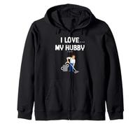 Femme drôle, J'aime Mon Mari Sweat à Capuche