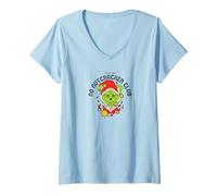 Femme Drôle No Nutcracker Club Ballerine Cadeau Graphique T-Shirt avec Col en V