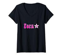 Femme Drôle Rétro Années 70 XXX Adulte Sexe Actrice Actrice Porno Star T-Shirt avec Col en V