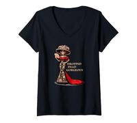 Femme Drop Dead Gorgeous - Dia de Los Muertos Señora T-Shirt avec Col en V