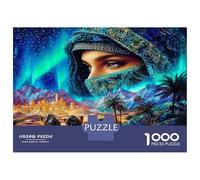 Femme du désert Chameau étoile 1000 Pièces Puzzle Puzzle Premium Carton Extra-épais - Collectionneurs’ Favorite, Détente, Pause Bureau Voyage Et Fêtes 38x26cm/1000pcs