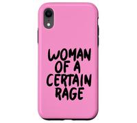 Femme d'une certaine Rage féministe Coque pour iPhone XR