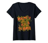 Femme Dungeons and Dragons Drag Me to The Abyss T-Shirt avec Col en V