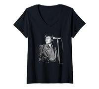 Femme Duran Duran Simon Le Bon Girls au cinéma Virginia Turbett T-Shirt avec Col en V