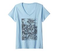 Femme Durer Albrecht Print 4 Horsemen of The T-Shirt avec Col en V