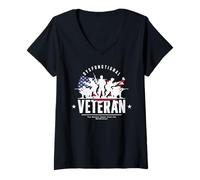Femme Dysfunctional Veteran You Better Hope That I'm Medicated T-Shirt avec Col en V