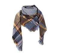 Femme Écharpe Grand Plaid en Laine Acrylique Foulard Long Chaude en Automne/Hiver Cape Souple Confortable Echarpe Foulard Châle à Carré Coton Femme pour Automne Hiver