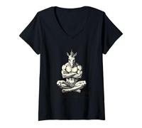 Femme Echoes of The Unseen Orchestra Amduscias T-Shirt avec Col en V