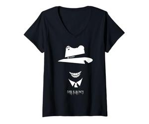 Femme Edgar Allan Poètes Officier T-Shirt avec Col en V