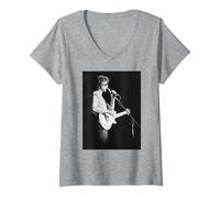 Femme Electric Light Orchestra ELO Live Jeff Lyne Time Tour 1981 T-Shirt avec Col en V
