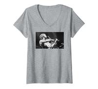 Femme Electric Light Orchestra ELO Mik Kaminski Time Tour 1981 T-Shirt avec Col en V