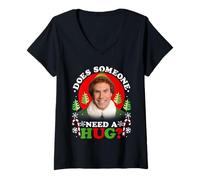 Femme Elf Does Someone Need a Hug T-Shirt avec Col en V