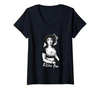 Femme Eliza Poe, la mère d’Edgar Allan Poe T-Shirt avec Col en V
