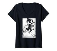 Femme Elle me Fait frémir Stephen Tintin Duffy Duffy Photographie T-Shirt avec Col en V