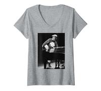 Femme Elton John à Paris, tournée d'un Seul Homme, 1979 T-Shirt avec Col en V