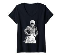 Femme Elton John Live Jump Up ! Période de tournée 1982 T-Shirt avec Col en V