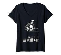 Femme Elton John : Un Homme Seul, tournée à Paris, 1979 T-Shirt avec Col en V
