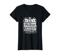 Femme Élu Maîtresse Formidable de l'Année T-Shirt Graphique avec Valeur