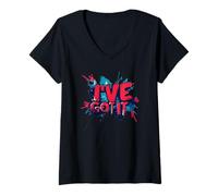 Femme Emblème humoristique avec inscription « I've got it saying » T-Shirt avec Col en V