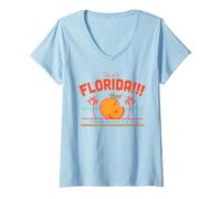 Femme Emmenez-Moi en Floride, C'est Une sacrée Drogue T-Shirt avec Col en V