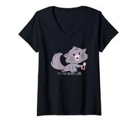 Femme Emperors New Groove Yzma Cat To The Secret Lab T-Shirt avec Col en V