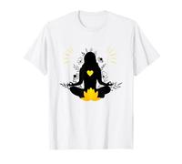 Femme en méditation Yoga Spiritualité Pleine Conscience Paix T-Shirt