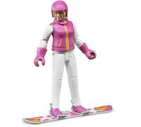 Femme En Snowboard Avec Accessoires - BRUDER - 60420