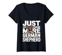 Femme Encore Un Amoureux du Berger Allemand T-Shirt avec Col en V