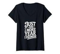 Femme Encore Un an, Je Te Le promets T-Shirt avec Col en V