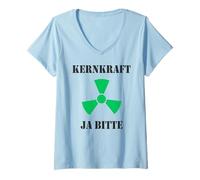 Femme Énergie nu ire Oui, s'il Vous plaît, pour l'énergie nu ire, l'énergie Propre T-Shirt avec Col en V