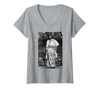 Femme Engelbert Humperdinck Chanteur Japan Tour 1973 T-Shirt avec Col en V