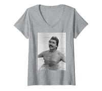 Femme Engelbert Humperdinck Chanteur King of Romance 1985 T-Shirt avec Col en V