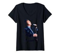 Femme Engelbert Humperdinck, Roi du Chanteur Romantique 1998 T-Shirt avec Col en V