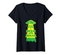 Femme Enlevez-Moi, J'Ai Besoin d'une Pause, Un étrange Dicton Extraterrestre sur Les ovnis T-Shirt avec Col en V