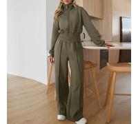 FEMME ENSEMBLE DEUX pièces CONFORTABLE AVEC FERMETURE ÉCLAIR DOUBLE FACE Tall S,Tall M,Tall L,Tall XLTissu tricoté