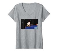 Femme Enya Orinoco Flow Singer Solo L'époque des Celtes 1992 T-Shirt avec Col en V