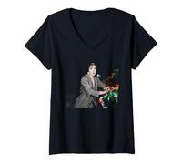 Femme Enya Watermark Era Orinoco Flow Singer 1988 T-Shirt avec Col en V
