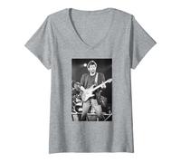Femme Eric Clapton en Concert de Tina Turner à Wembley en 1987 T-Shirt avec Col en V