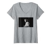 Femme Eric Clapton, Guitariste, en Concert au NEC Birmingham 1986 T-Shirt avec Col en V
