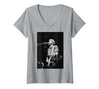 Femme Eric Clapton se produisant au Royal Albert Hall 1987 T-Shirt avec Col en V