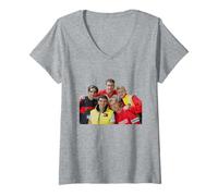 Femme Eric Clapton se produisant au Royal Albert Hall 1987 T-Shirt avec Col en V