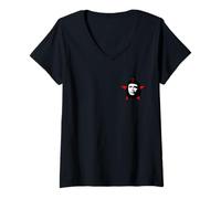 Femme Ernesto Che Guevara Révolution Bouleversement Liberté révolutionnaire T-Shirt avec Col en V