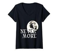 Femme ES War einst in Einer düsteren Mitternacht T-Shirt avec Col en V