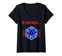 Femme Et au Lieu de Cela, c était Un désastre. échec épique, Style Ringard T-Shirt avec Col en V
