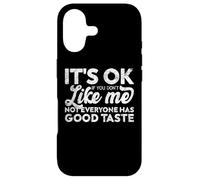 Femme et Homme sarcastiques, It's OK If You Don't Like Me Coque pour iPhone 17