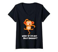 Femme Et Si Je Ne suis Pas Assez Bête T-Shirt avec Col en V