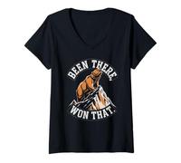 Femme Été Là Gagné Ce T-Shirt Hommes Femmes Ours Ours T-Shirt avec Col en V